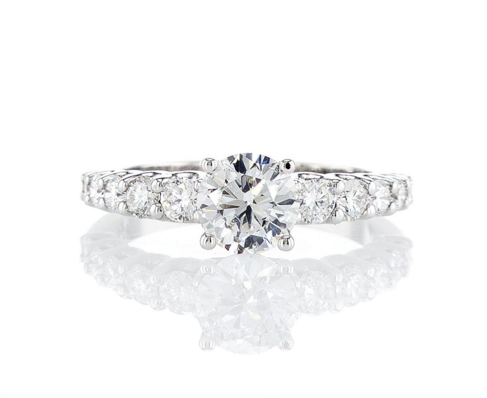 14kt White Gold 1.3ctw Diamond Ring