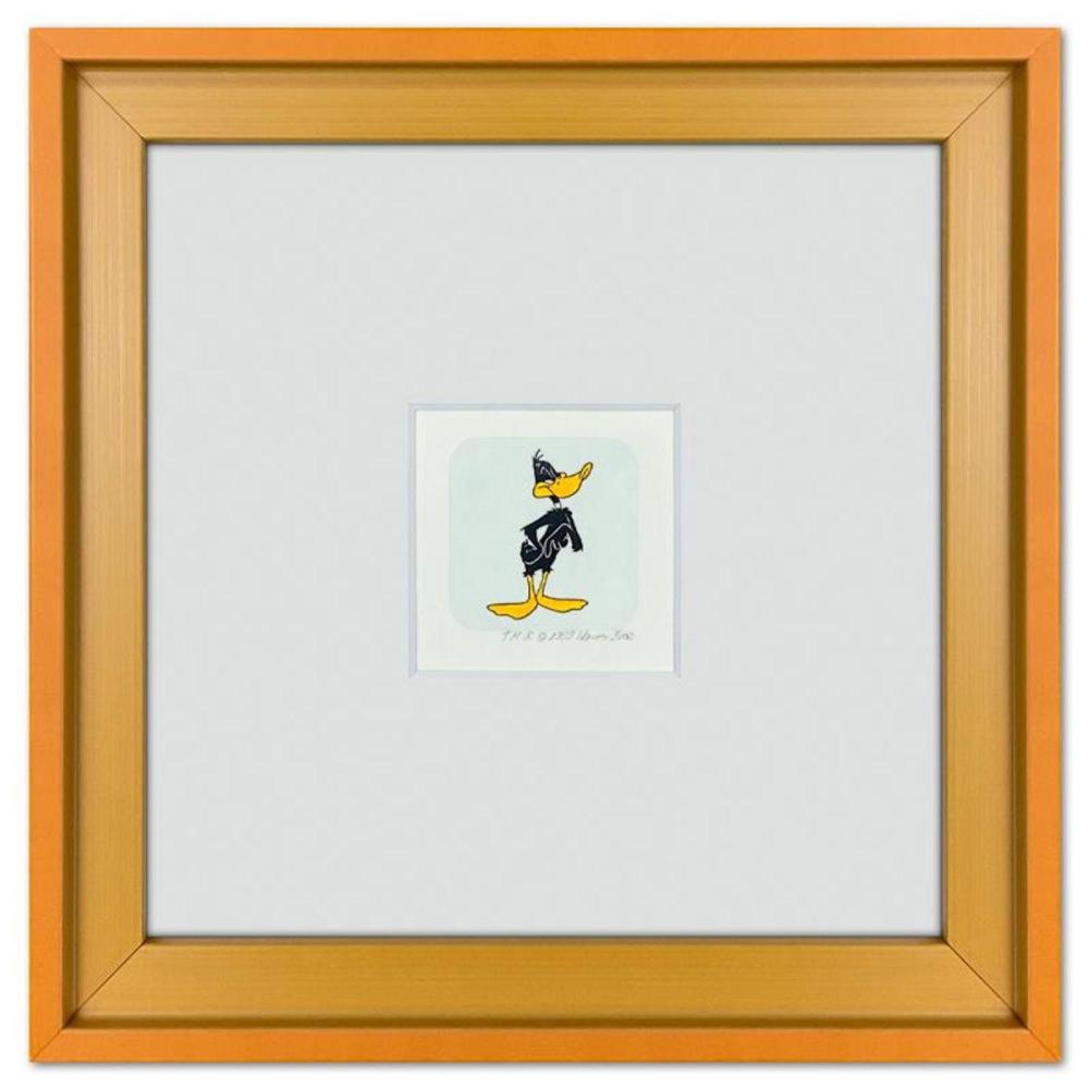 Daffy Duck Framed Limited Edition Etching with Hand Tinted Color from Warner Bros., Numbered with Letter of Authenticity