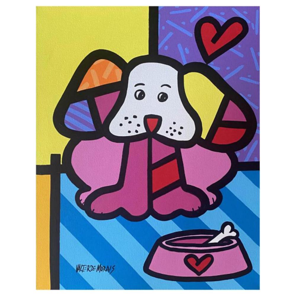 Valter Morais, Original Acrylic Painting on Canvas, Hand Signed with Letter of Authenticity.