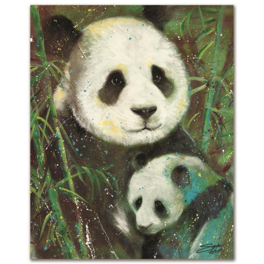 "Love" Limited Edition Giclee on Canvas by Stephen Fishwick, Numbered and Signed. This piece comes Gallery Wrapped.