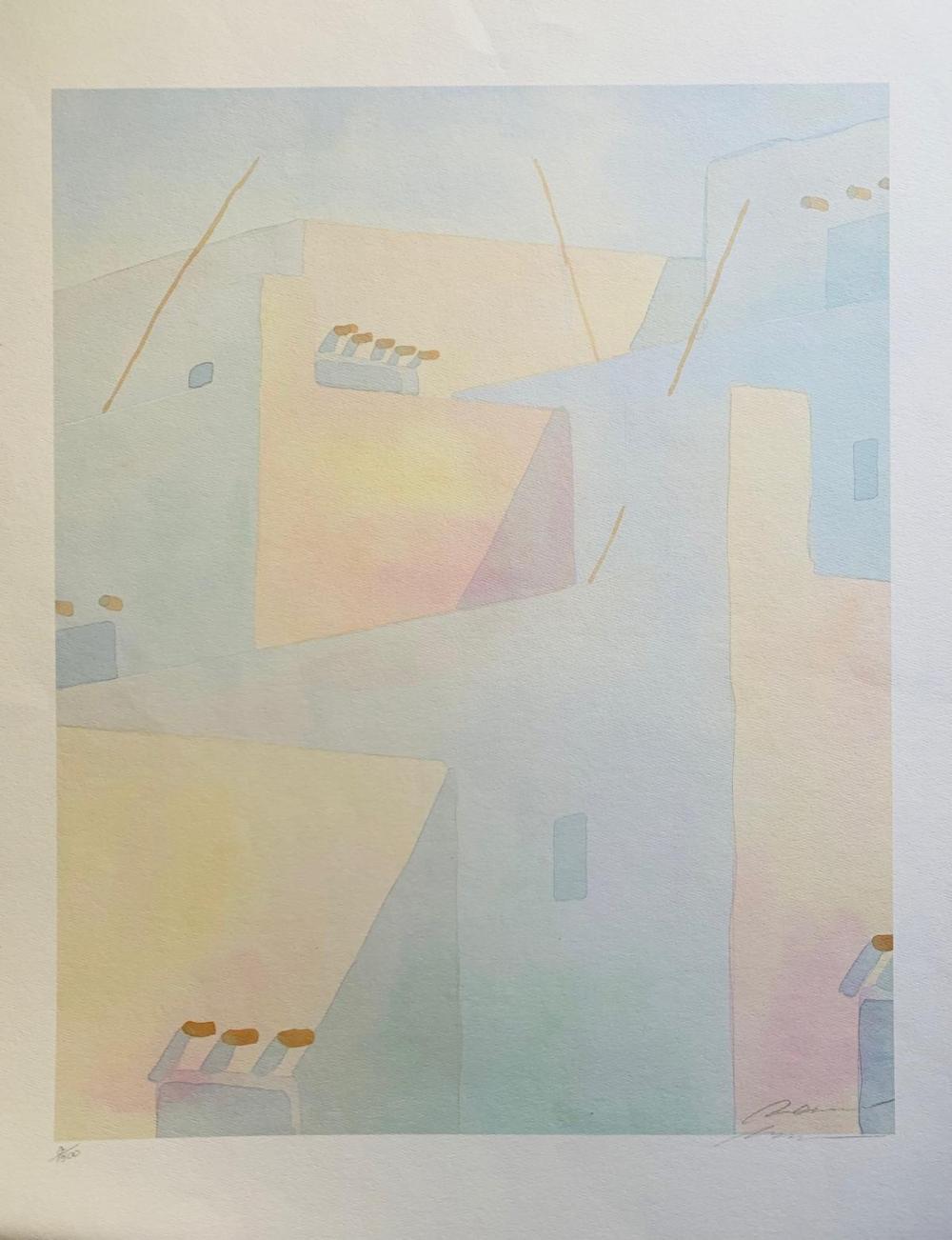 Robert White- Lithograph on paper