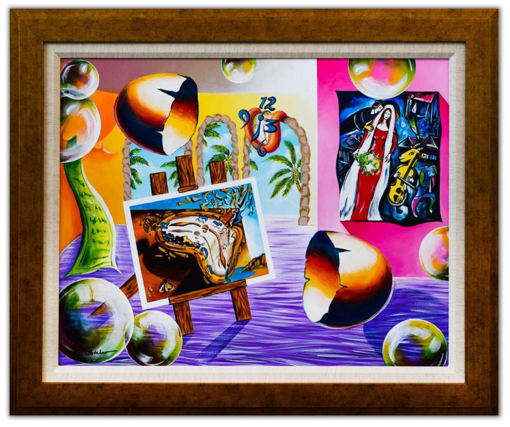 Alexander Astahov- Original Oil on Canvas "Sunny Day in Miami"