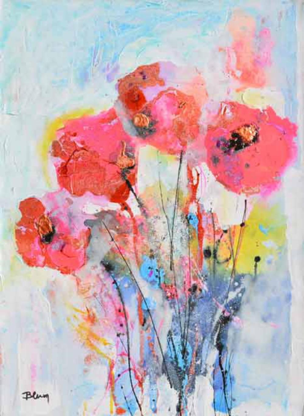 BLUM- Original Acrylic on Canvas "Untitled"