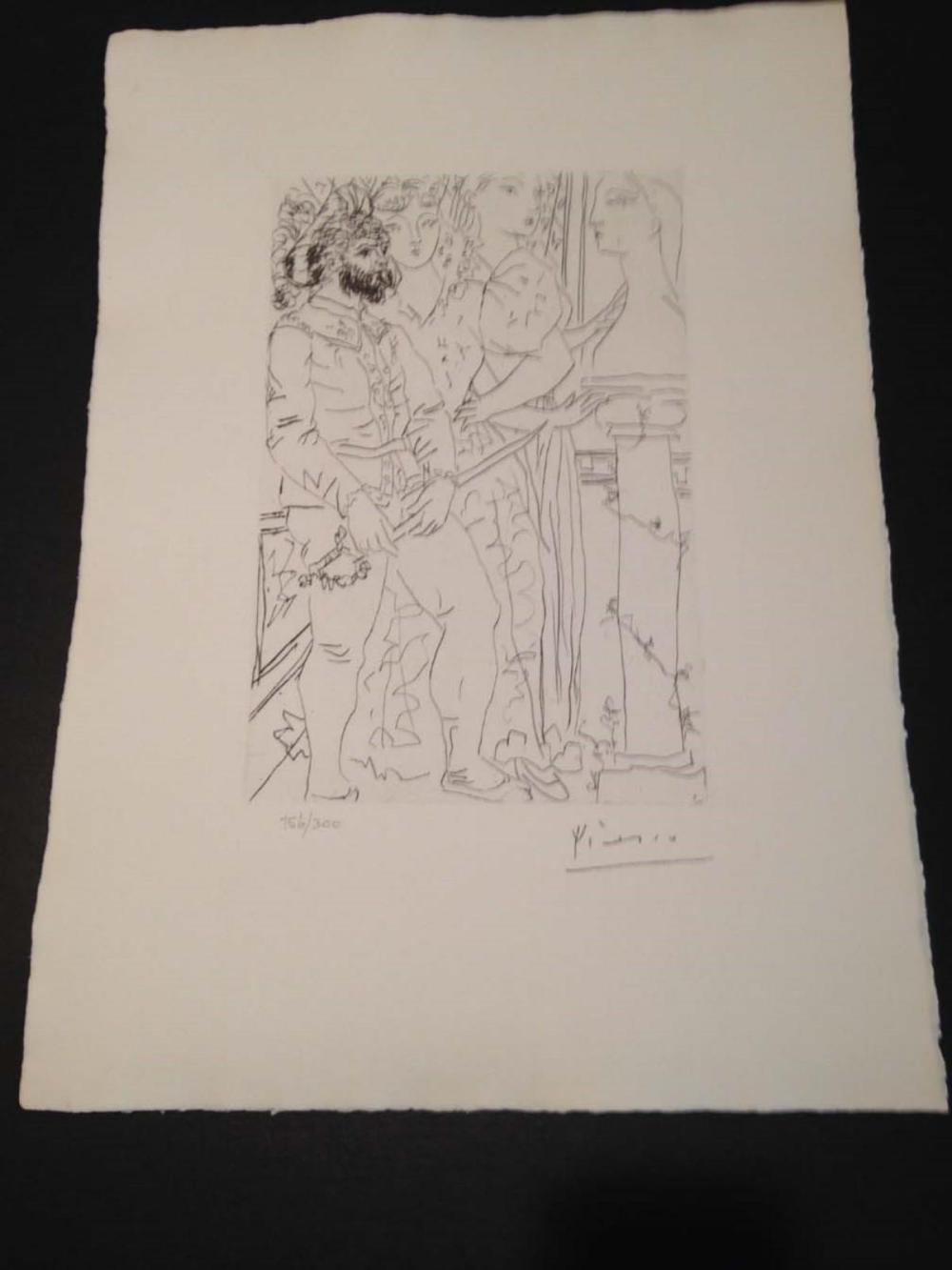 Pablo Picasso Original Limited Edition Lithograph on wove paper From the Suite Vollard