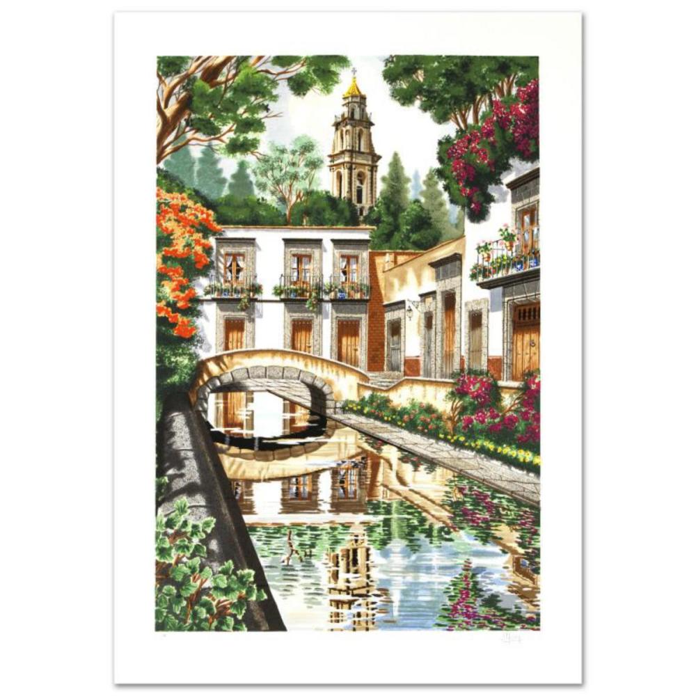 "Reflections" Limited Edition Serigraph by Juan Medina, Numbered and Hand Signed with Certificate of Authenticity.
