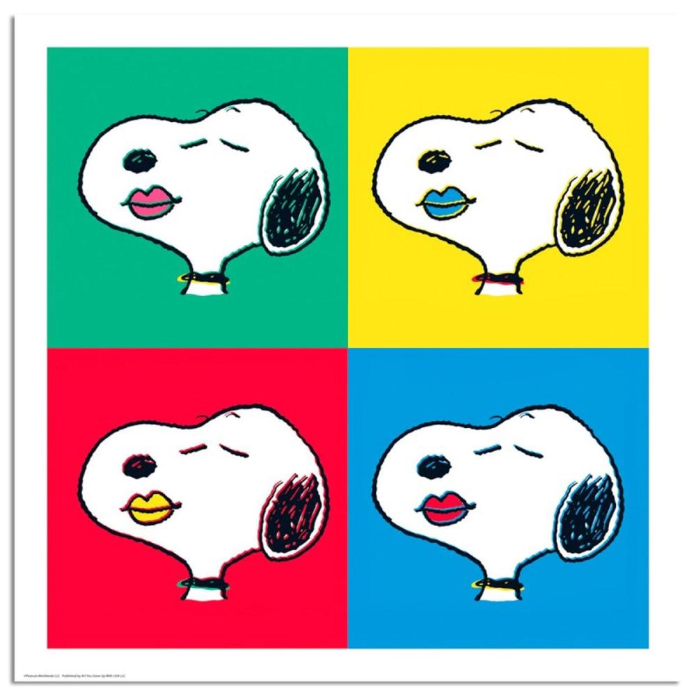 Peanuts, "Read My Lips" Hand Numbered Canvas Limited Edition Fine Art Print with Certificate of Authenticity.