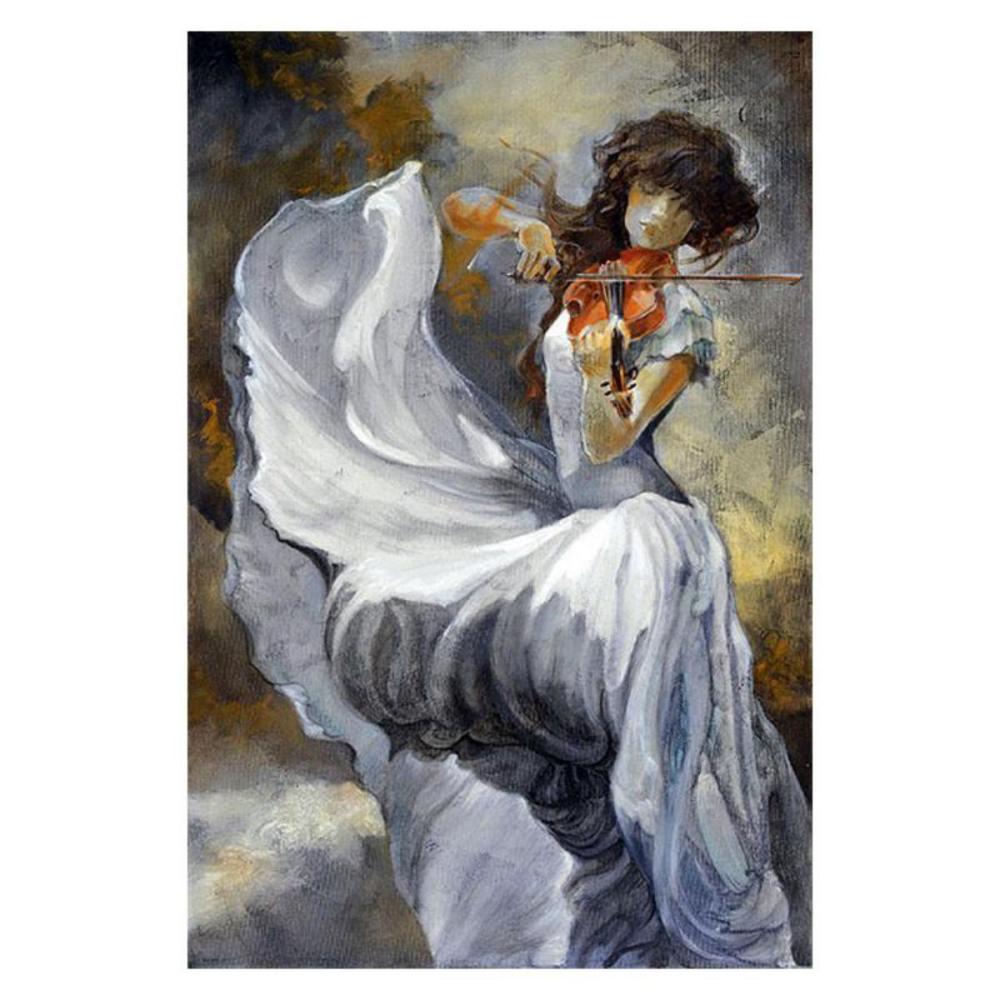 Lena Sotskova, "Moonlight" Hand Signed, Artist Embellished Limited Edition Giclee on Canvas with COA.