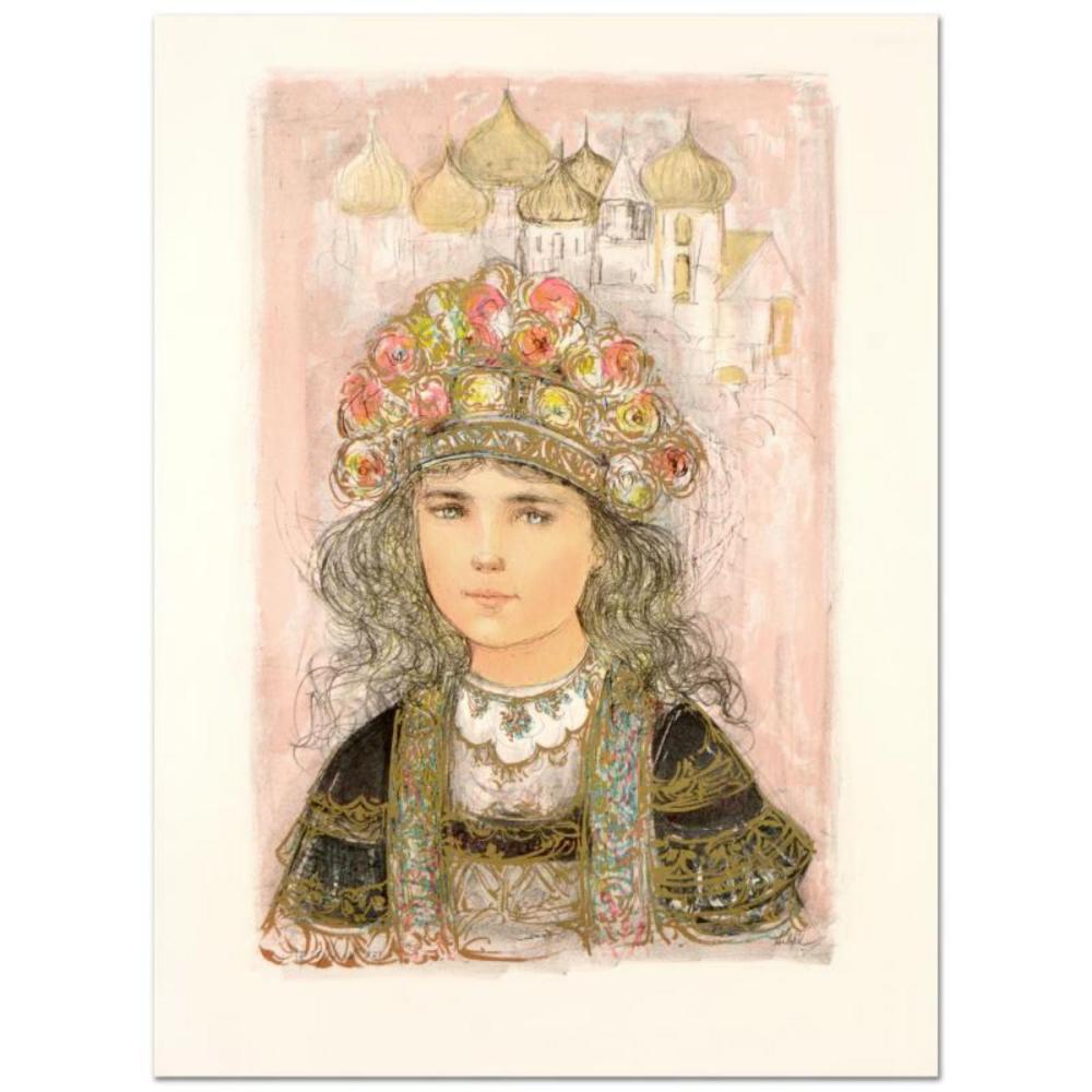 Edna Hibel (1917-2014), "Didi" Limited Edition Lithograph on Rice Paper, Numbered and Hand Signed with Certificate of Authenticity.