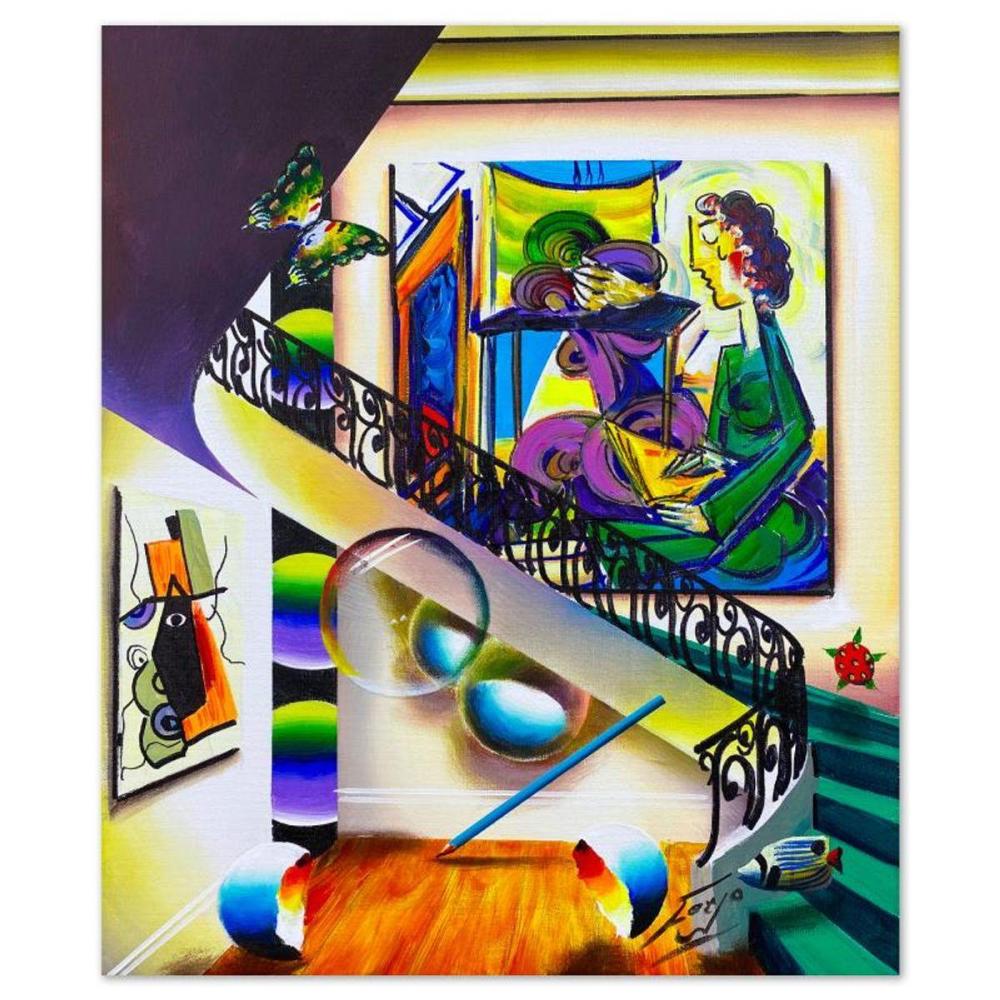Ferjo, Original Acrylic Painting on Canvas, Hand Signed with Letter of Authenticity.