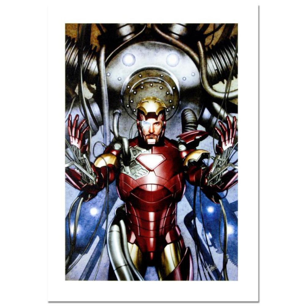 Stan Lee Signed, "Iron Man: Director of S.H.I.E.L.D. #31" Numbered Marvel Comics Limited Edition Canvas by Adi Granov and Marvel Comics and Hand Signed by Stan Lee with Certificate of Authenticity.