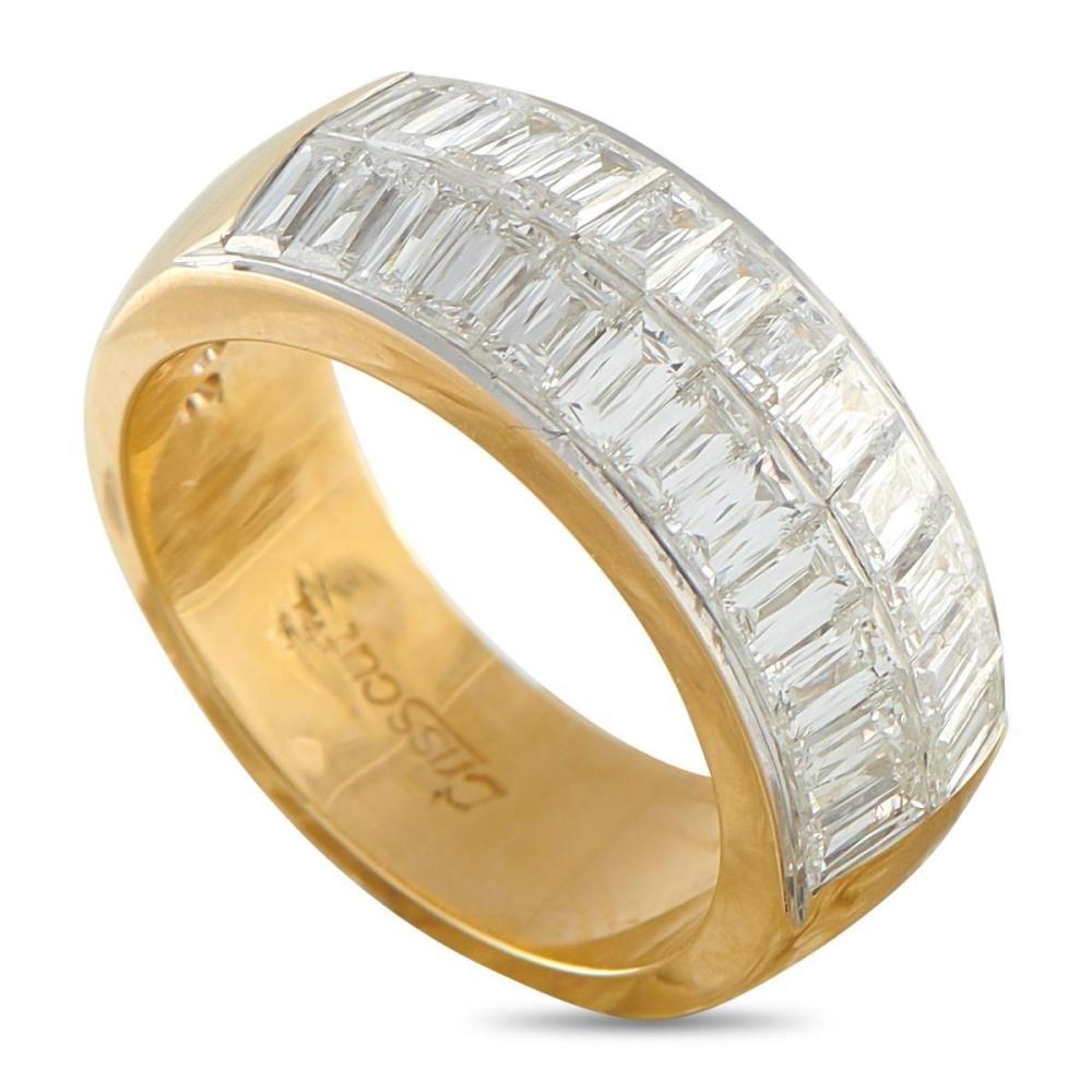 18K YELLOW GOLD 2.65CT DIAMOND RING