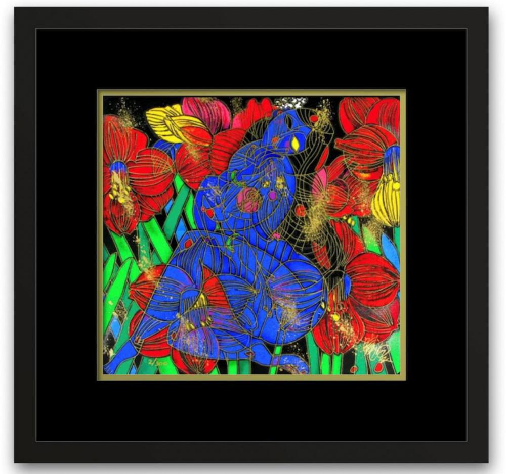 Jiang tie feng Serigraph on paper