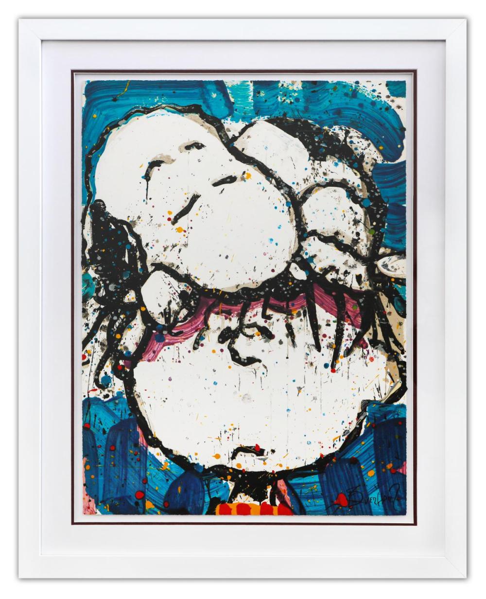 Tom Everhart- Hand Pulled Original Lithograph "Sleepy Head"
