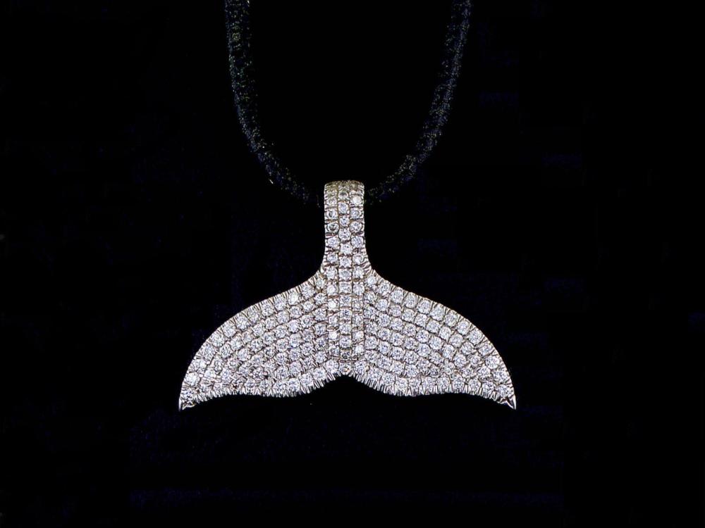 14kt White Gold 2.46ctw Diamond Pendant
