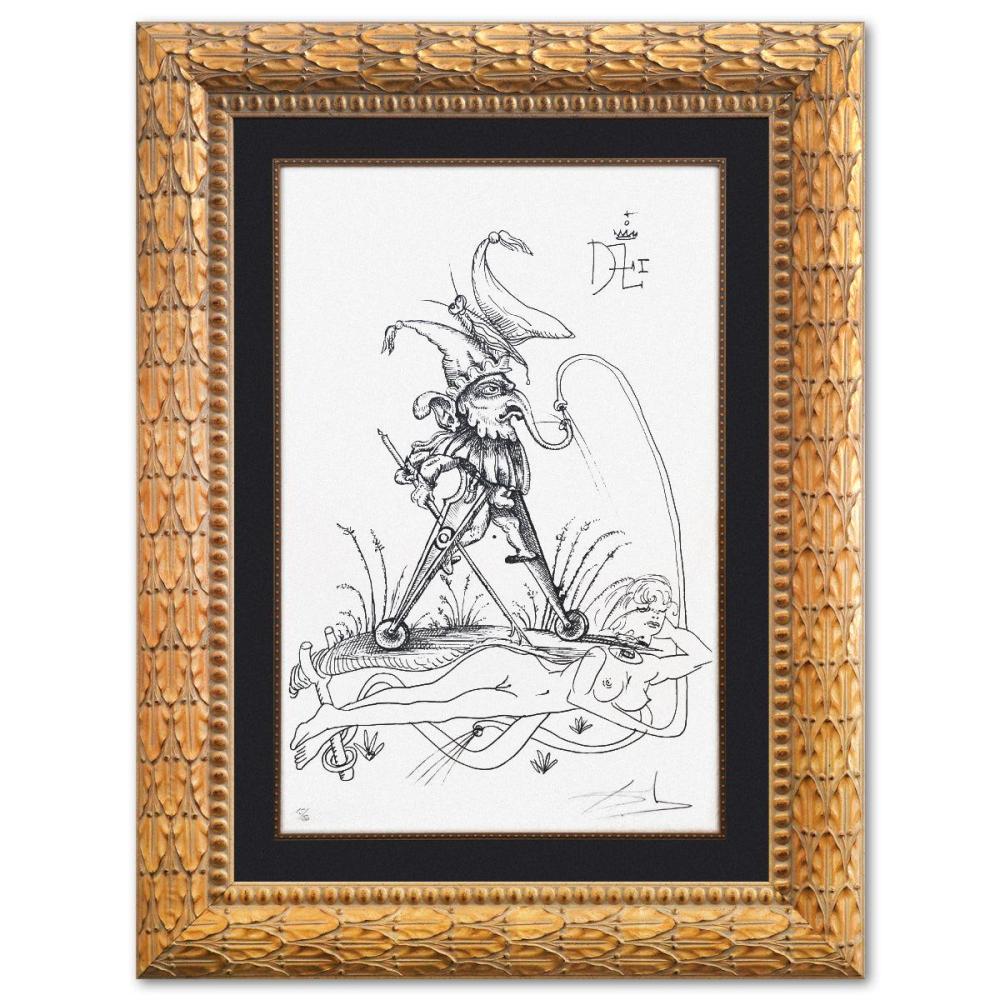 Salvador Dali- Original Lithograph from Gouache and Collage "Les Songes Drolatiques de Pantagruel"