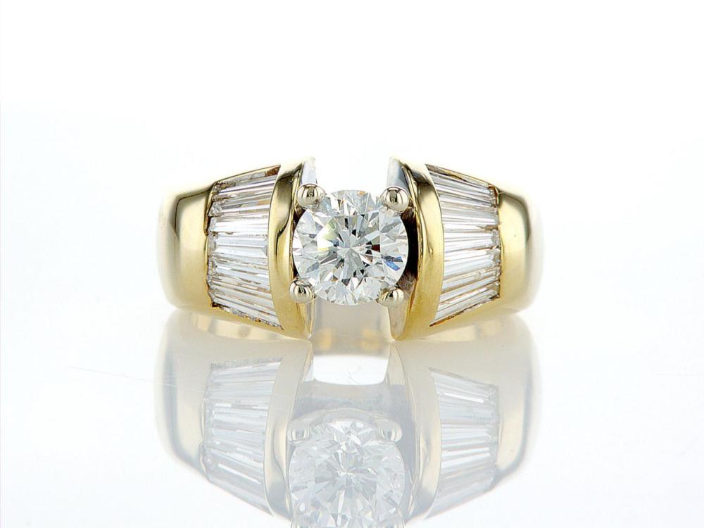14kt Yellow Gold 1.01 ctw D... image
