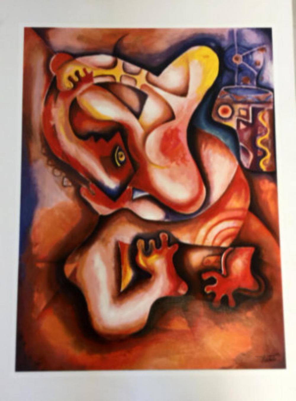 Alexandra Nechita Lithograph on paper