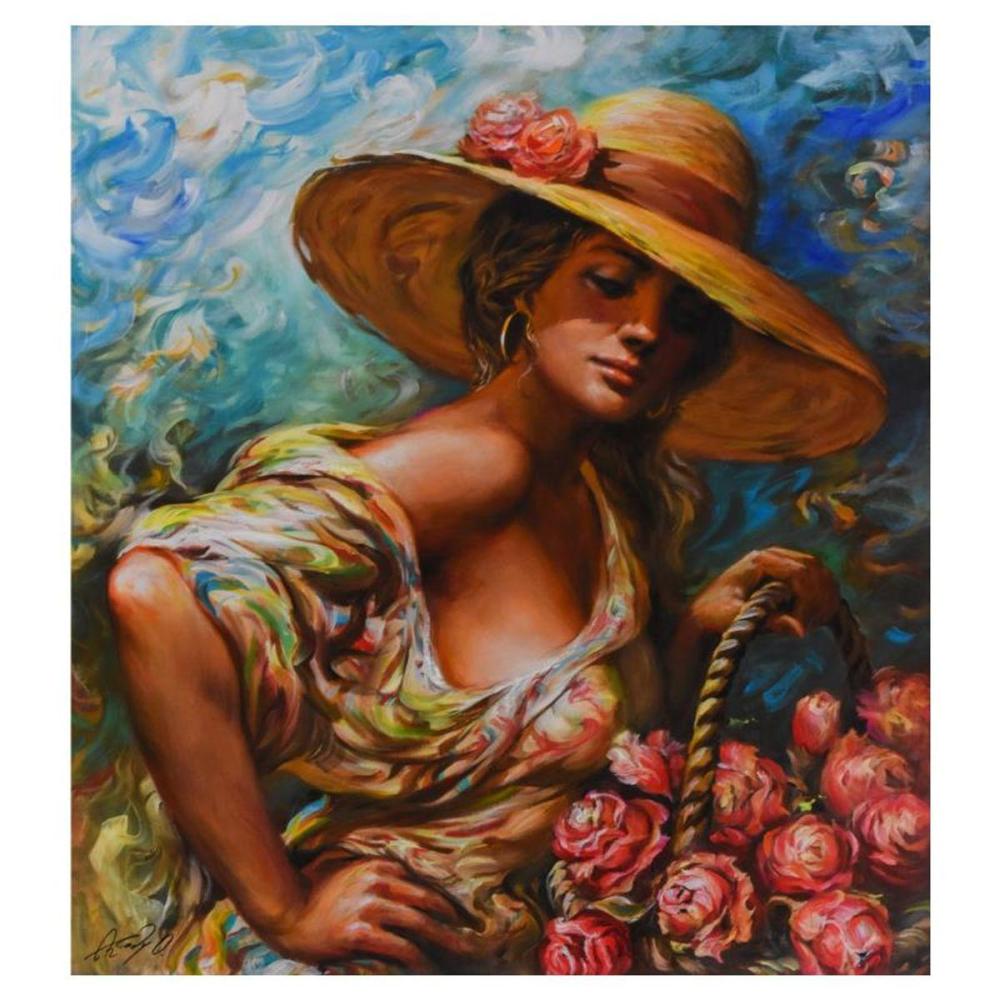Arkady Ostritsky, Limited Edition Serigraph on Canvas, Numbered Inverso and Hand Signed with Letter of Authenticity.