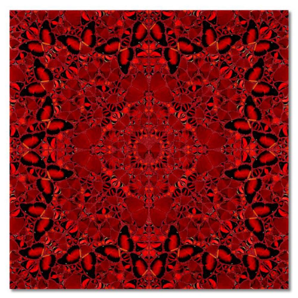 Damien Hirst, "The Empresses (H10-2 Nur Jahan)" 750/3041 Limited Edition Mixed Media on Aluminum Panel with COA