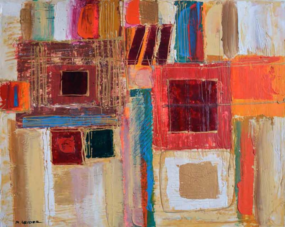 Leider- Mixed Media on Canvas "Untitled"