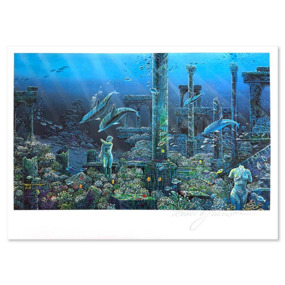 Robert Lyn Nelson, "Athenian Odyssey" Limited Edition Mixed Media, Numbered and Hand Signed with Letter of Authenticity. (Disclaimer)