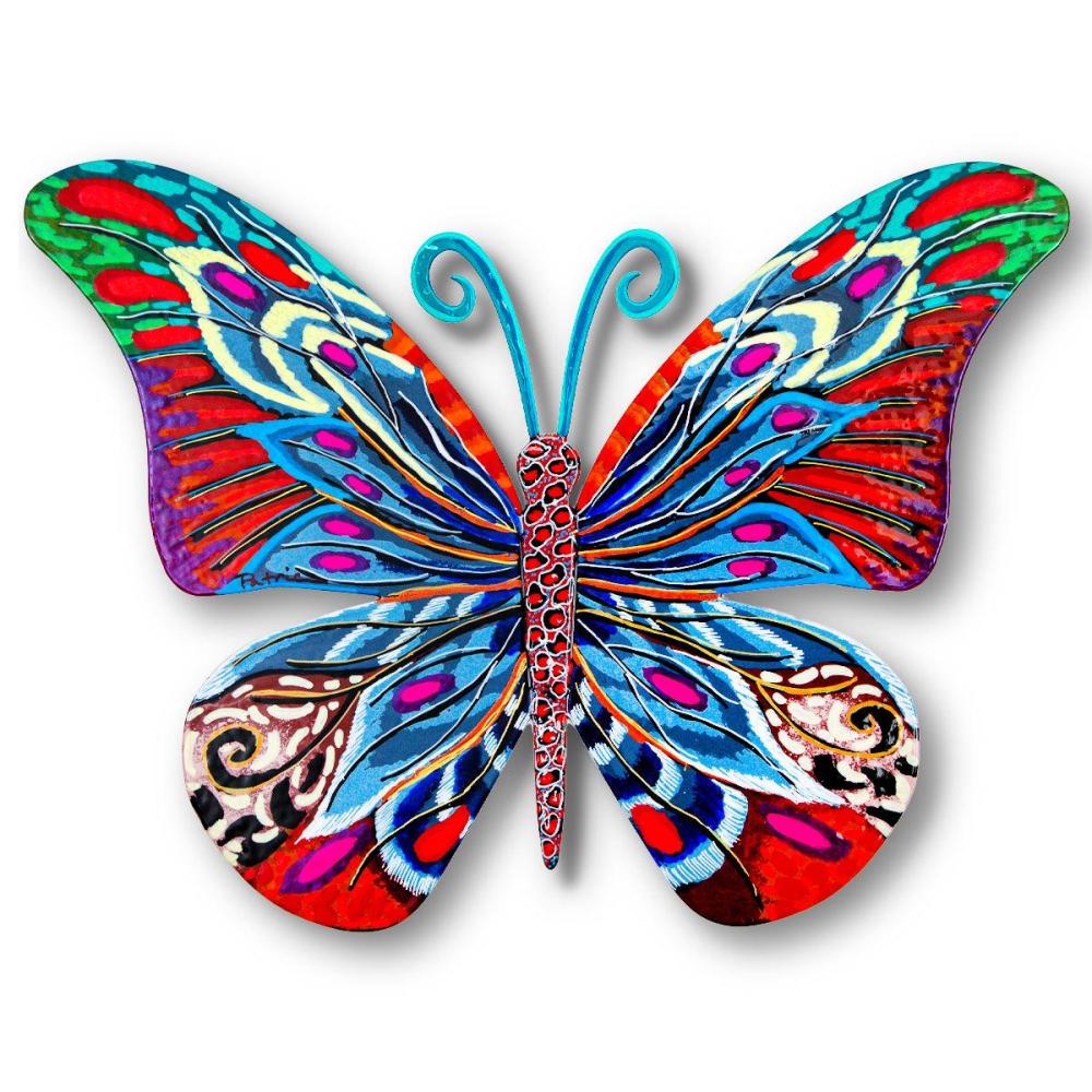 Patricia Govezensky- Original Painting on Cutout Steel "Butterfly"