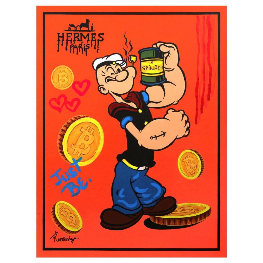 Nastya Rovenskaya- Mixed Media "Pumped Coin"