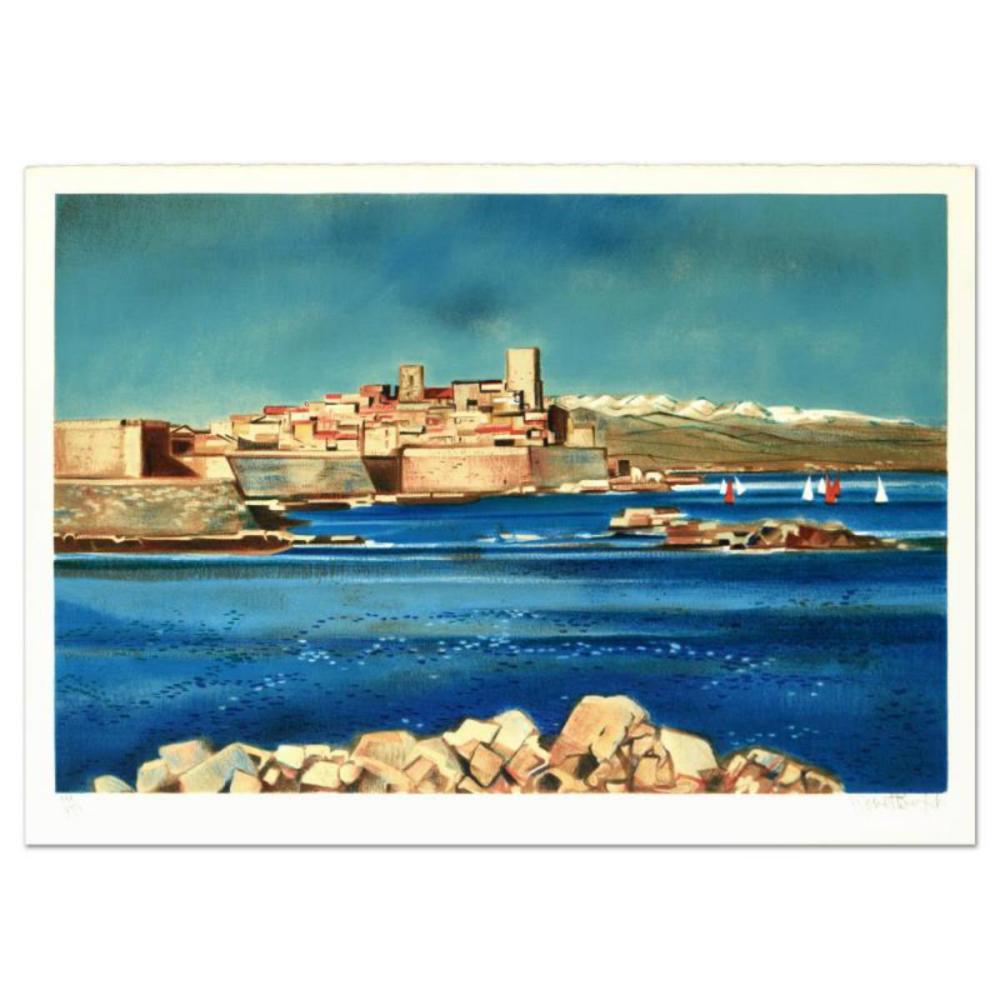 Robert Vernet Bonfort, "Villandry" Limited Edition Lithograph, Numbered and Hand Signed.