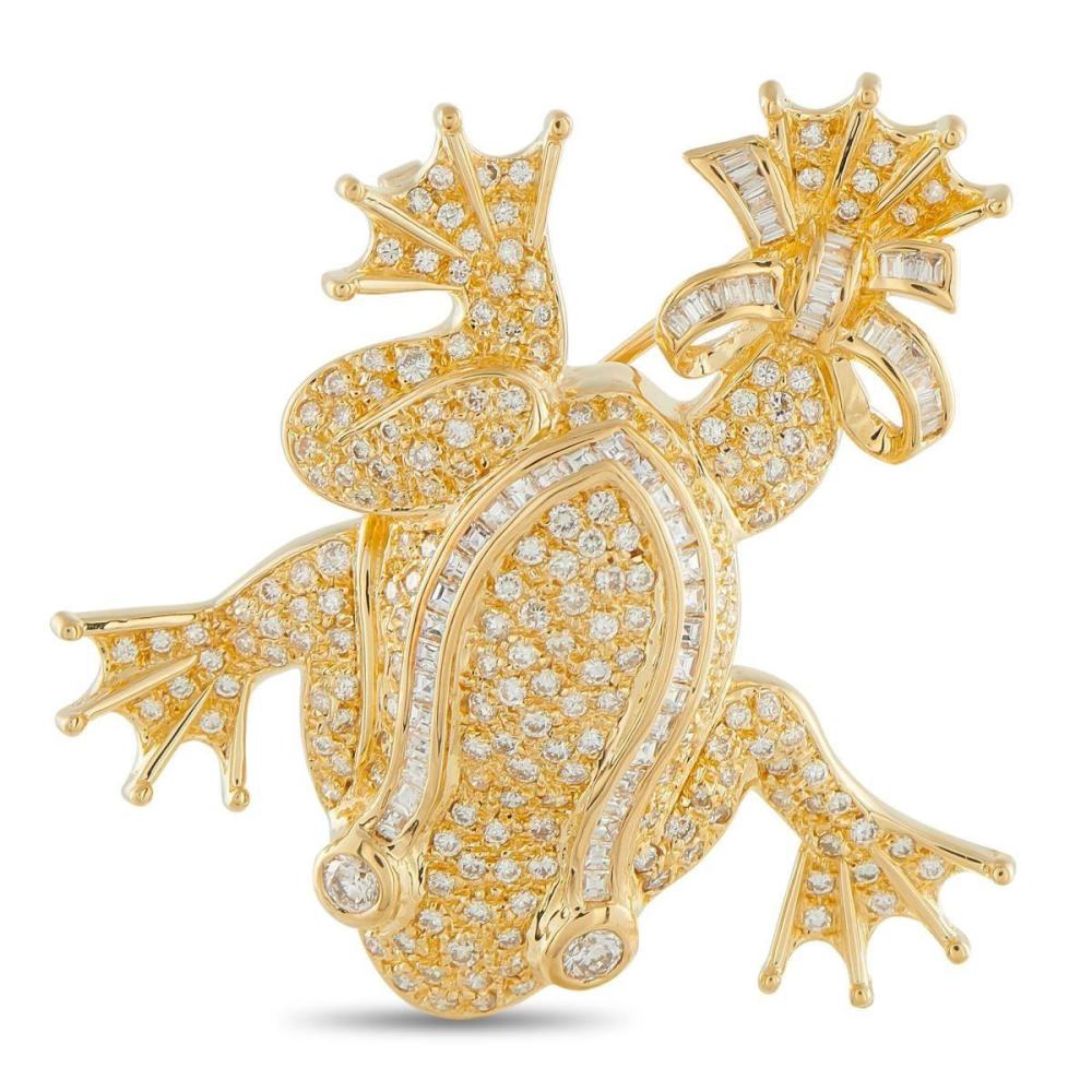 18K YELLOW GOLD 3.38CT DIAM... image