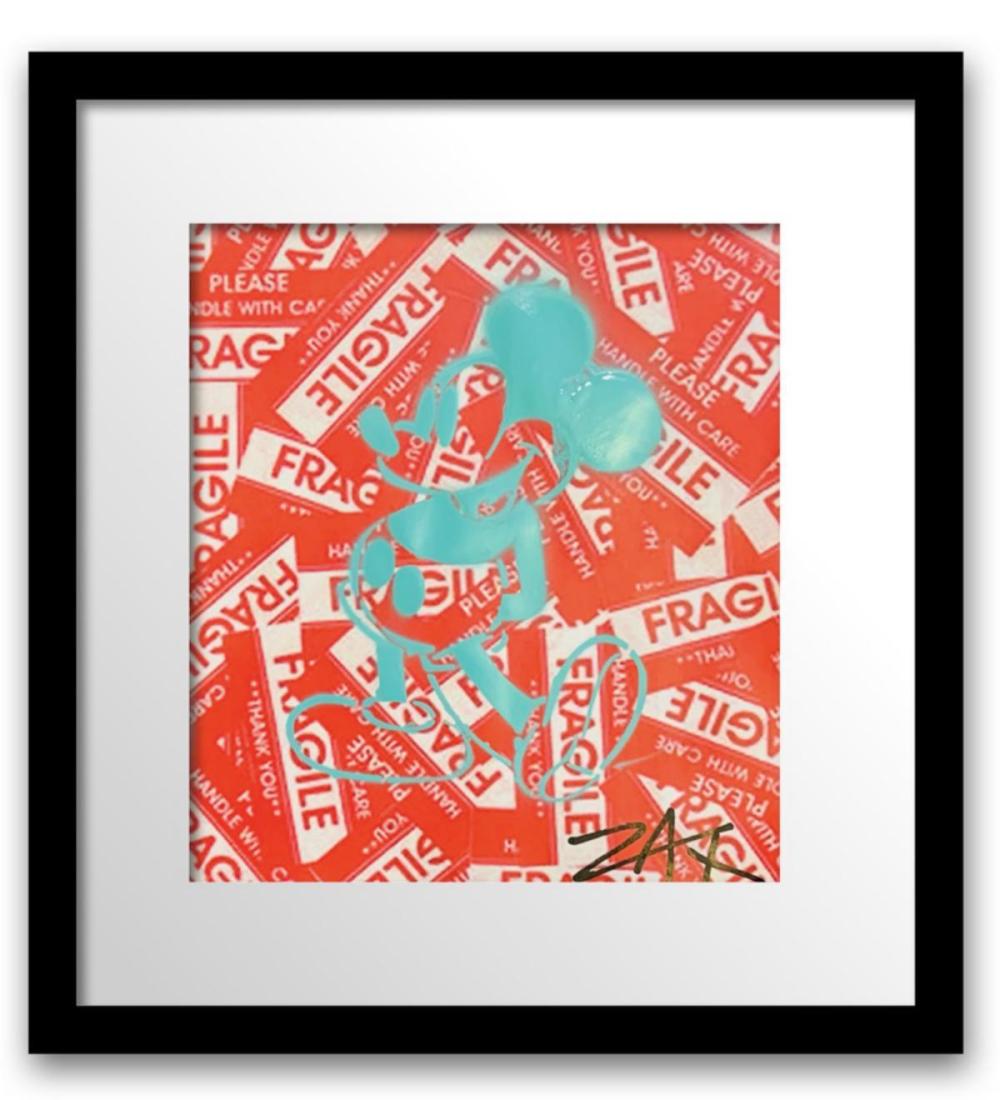 E.M. ZAX Mixed media on paper