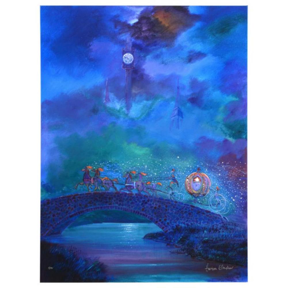 Harrison Ellenshaw, "Before Midnight " Limited Edition Hand-Embellished Giclee on Gallery Wrapped Canvas from Disney Fine Art, Numbered and Hand Signed by the Artists. Comes with Certificate of Authenticity.