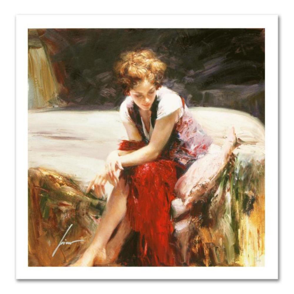 Pino (1939-2010) "Whispering Heart" Limited Edition Giclee. Numbered and Hand Signed; Certificate of Authenticity.
