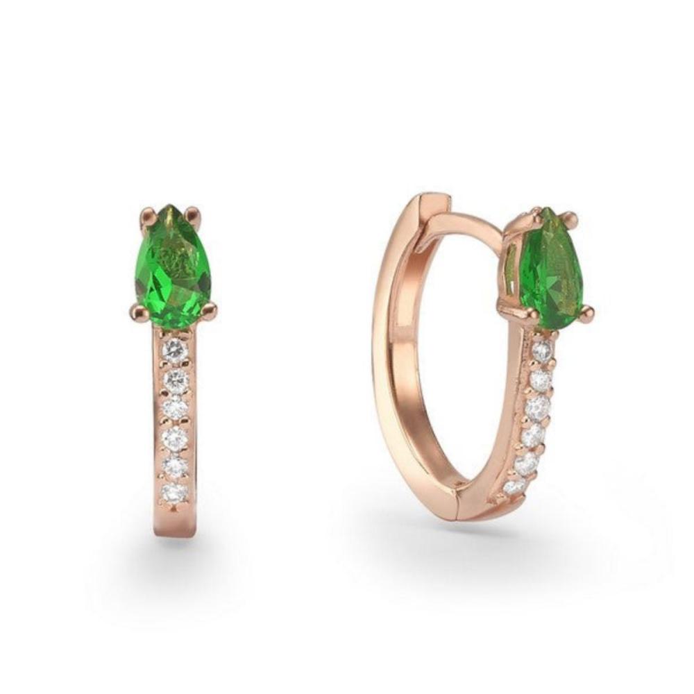 14kt Rose Gold 0.07ctw Diamond Earrings