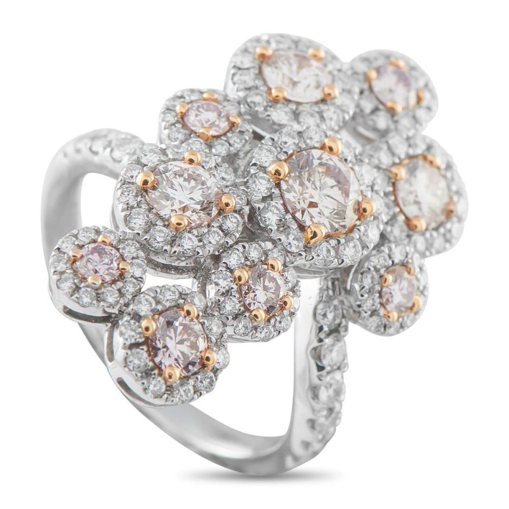 18K WHITE GOLD 2.42CT WHITE... image
