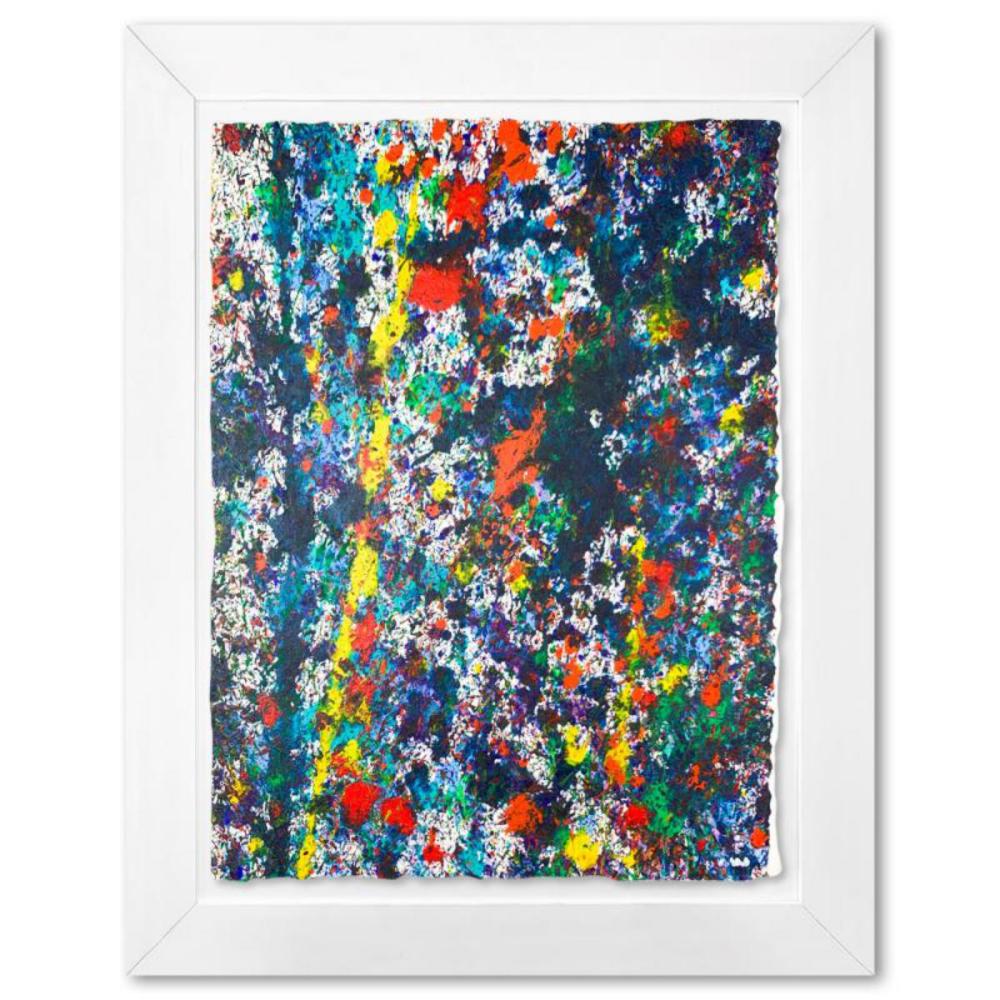 Wyland, "Coral Reef 17" Framed Original Watercolor Painting Hand Signed with Letter of Authenticity.