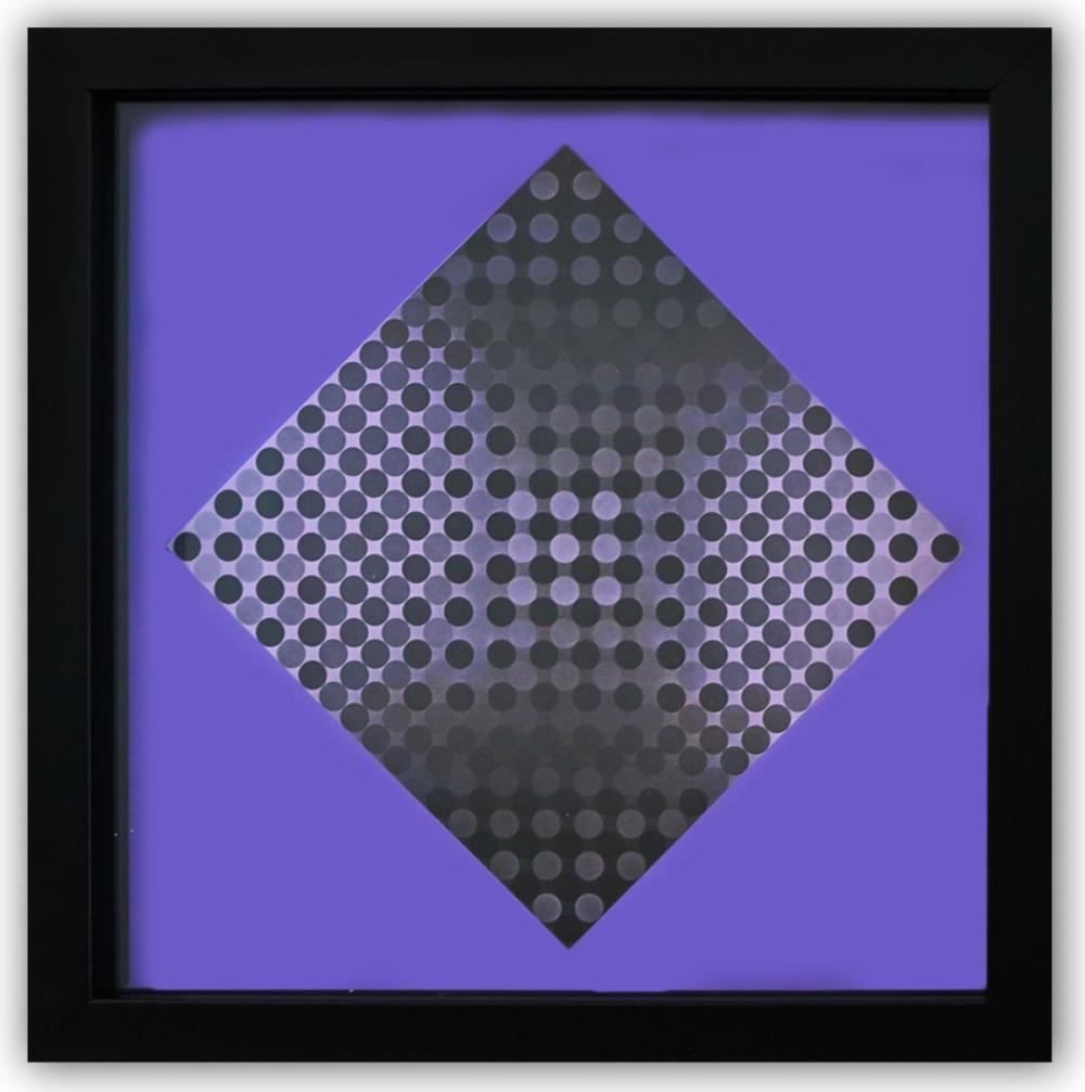 Victor Vasarely- Heliogravure Print "Untitled"