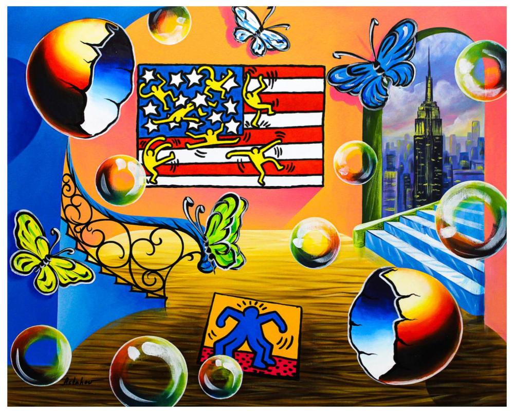Alexander Astahov- Original Oil on Canvas "America"