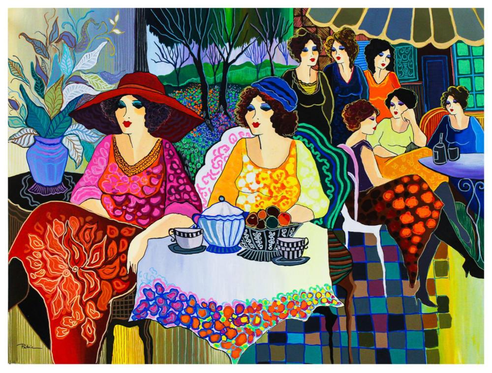 Patricia Govezensky- Original Acrylic on Canvas "Gaby and Michal"