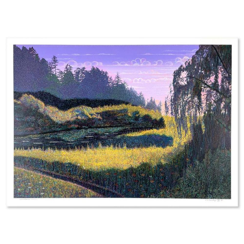 Marcus Uzilevsky (1937-2015), "Woodacre" Limited Edition Serigraph, Numbered and Hand Signed with Letter of Authenticity