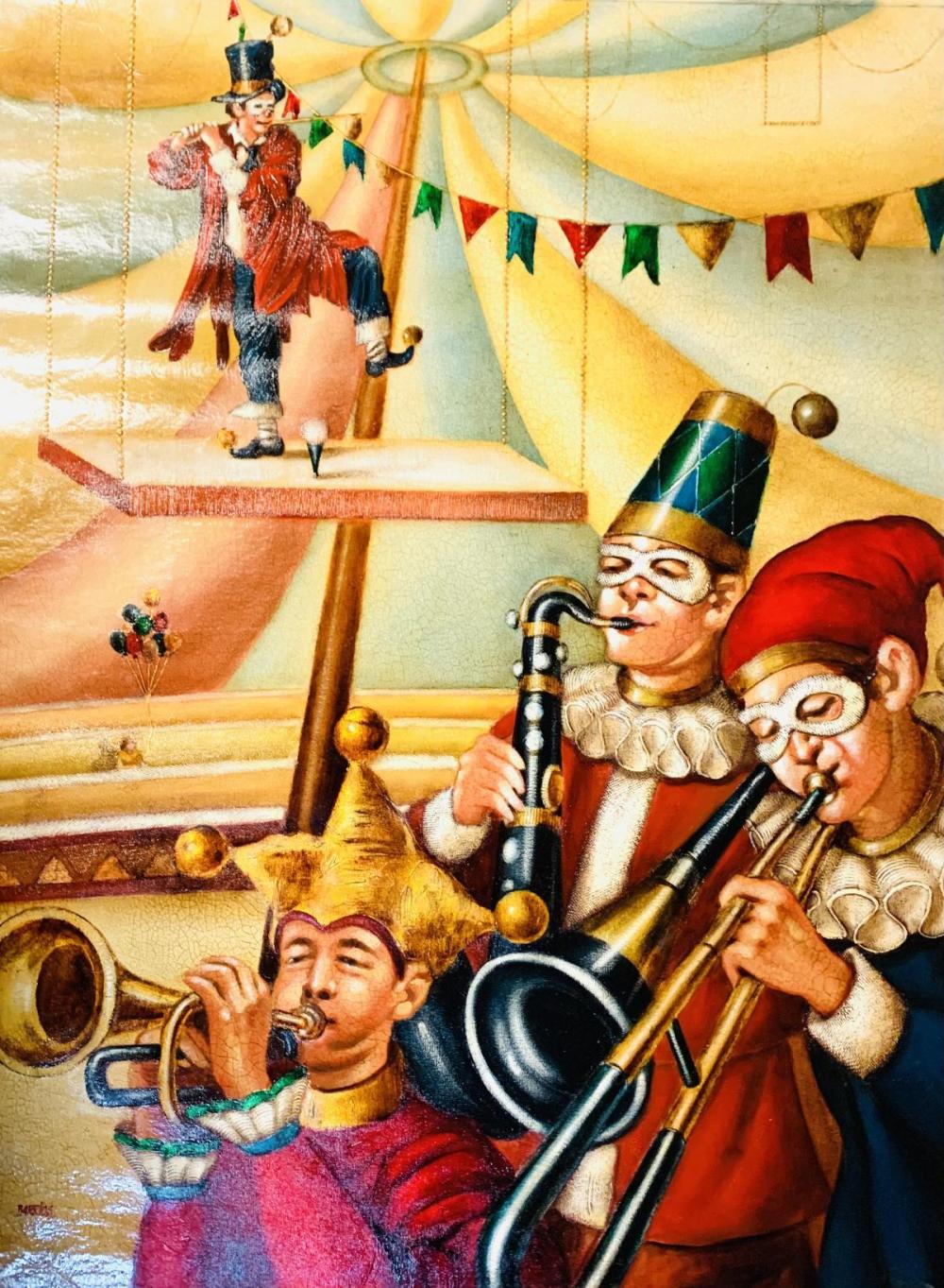 Armando Barrios Original one of a kind oil painting on canvas