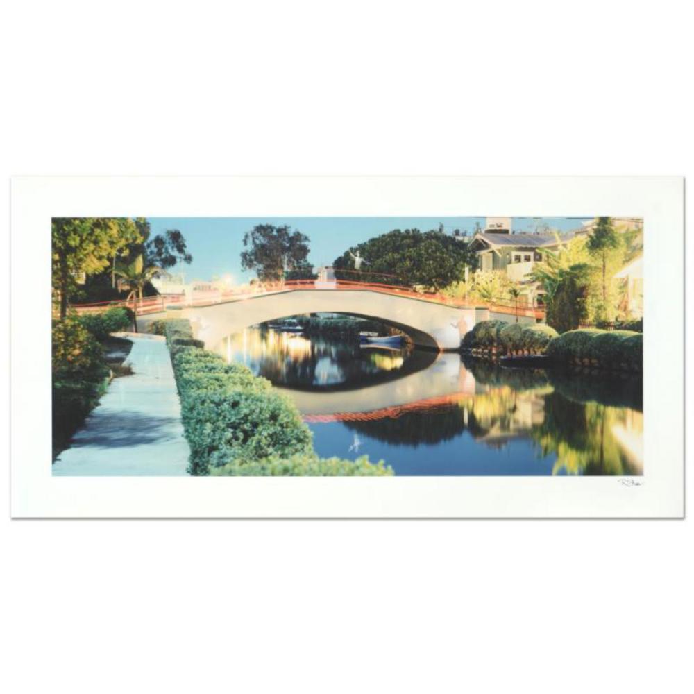 Robert Sheer, "Spirit Gondoliers at the Venice Canals, CA" Limited Edition Single Exposure Photograph, Numbered and Hand Signed with Certificate of Authenticity.