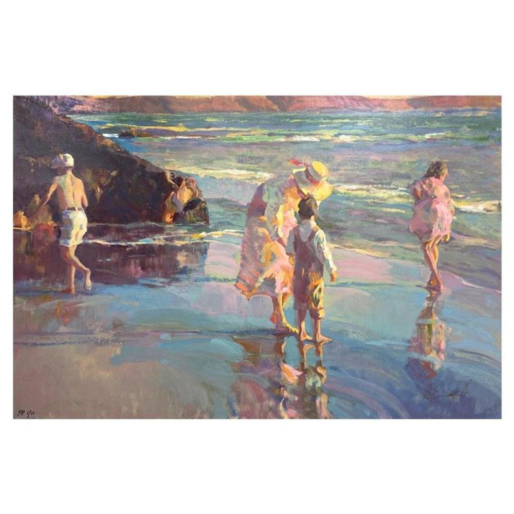 Don Hatfield, "Family Ties" Limited Edition Printer's Proof on Canvas, Numbered 1/11 and Hand Signed with Letter of Authenticity.
