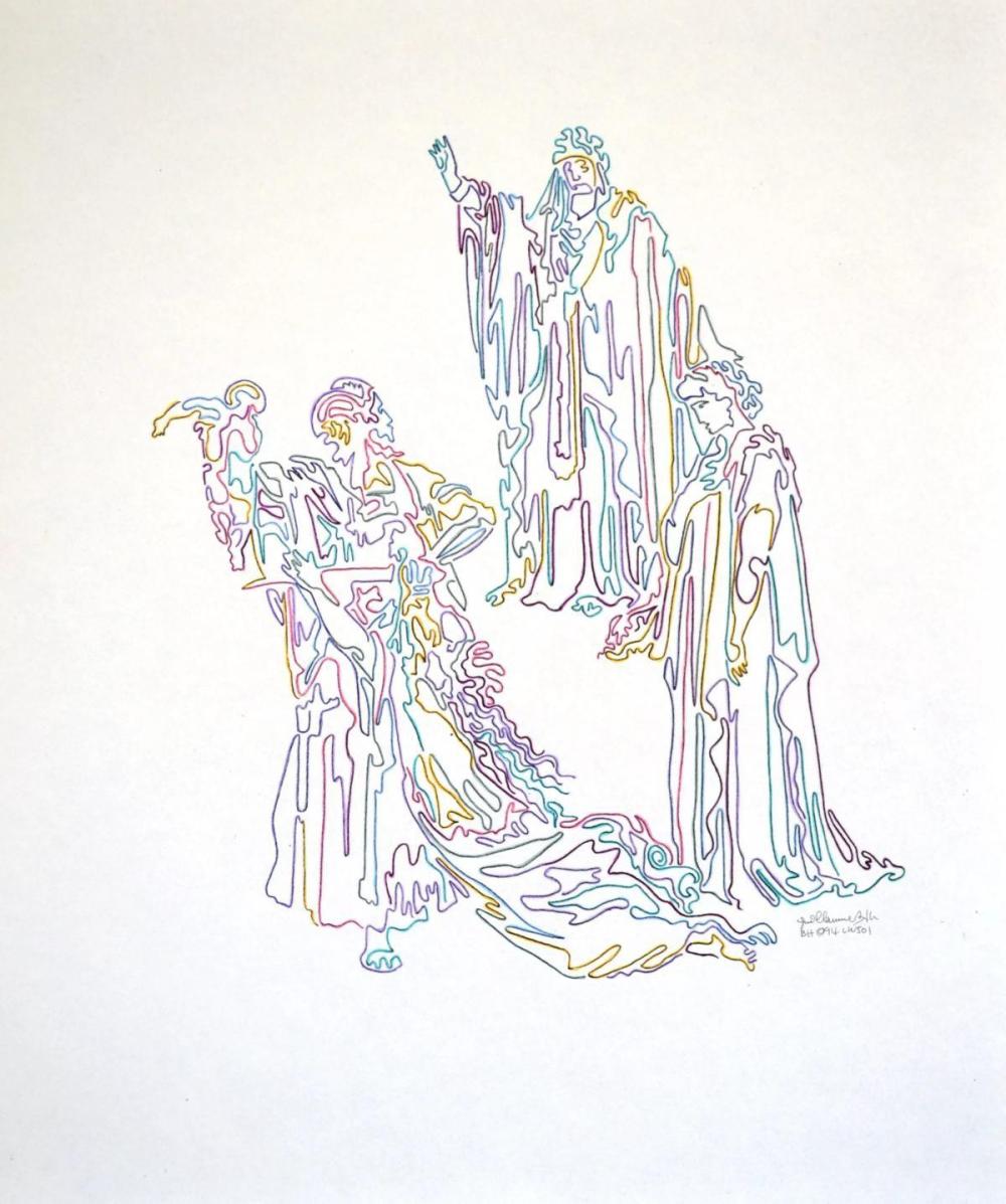 Guillaume Azoulay- Color Pencil Drawing on paper