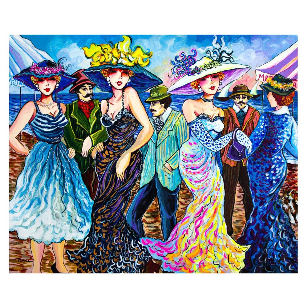 Patricia Govezensky- Original Acrylic on Canvas "Fun Reception"