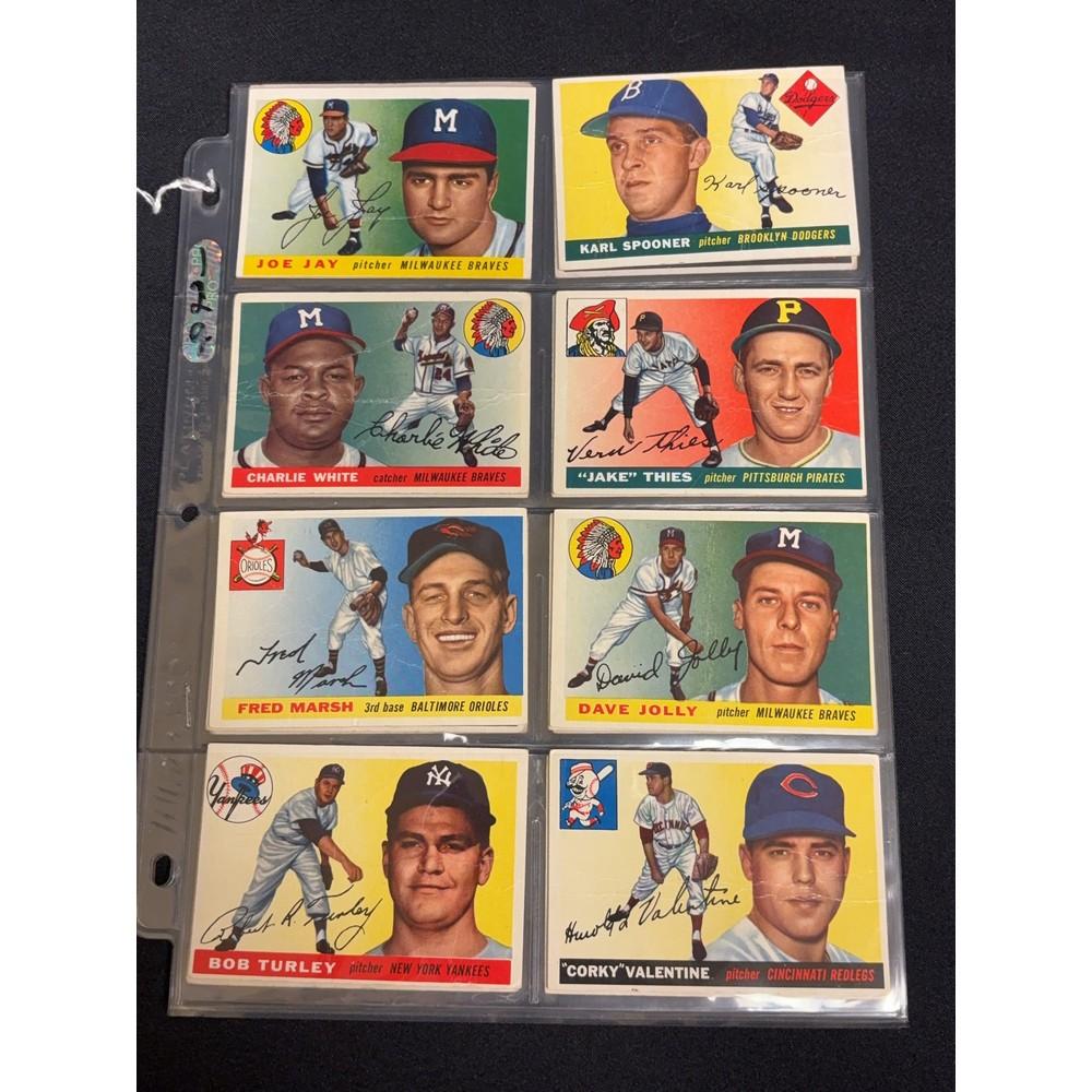 1955 Topps Baseball Card Group (22)