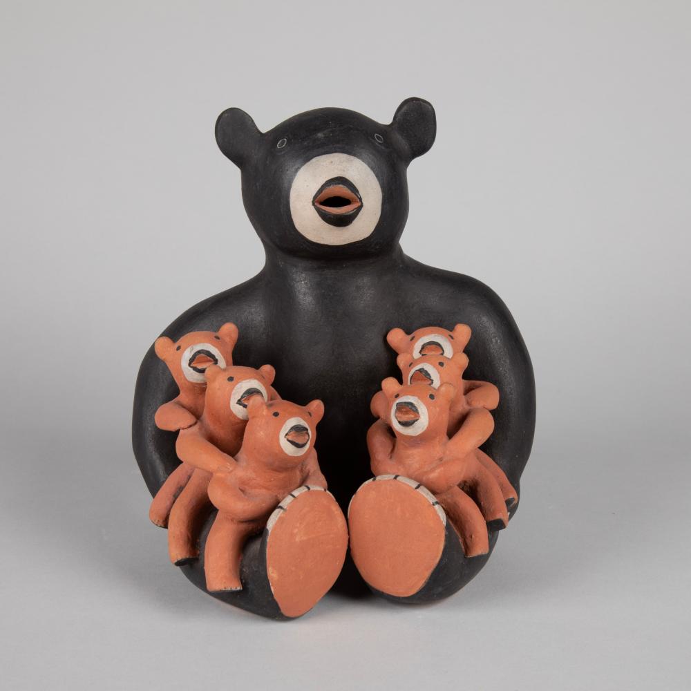 Louis Naranjo, Cochiti Bear Storyteller, ca. 1985