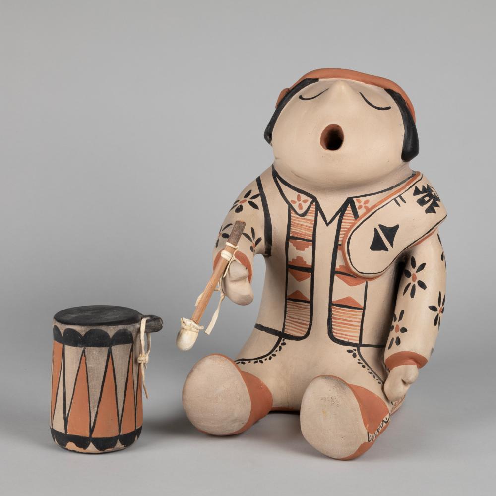Attributed to Mary Trujillo, Male Drummer, ca. 2000