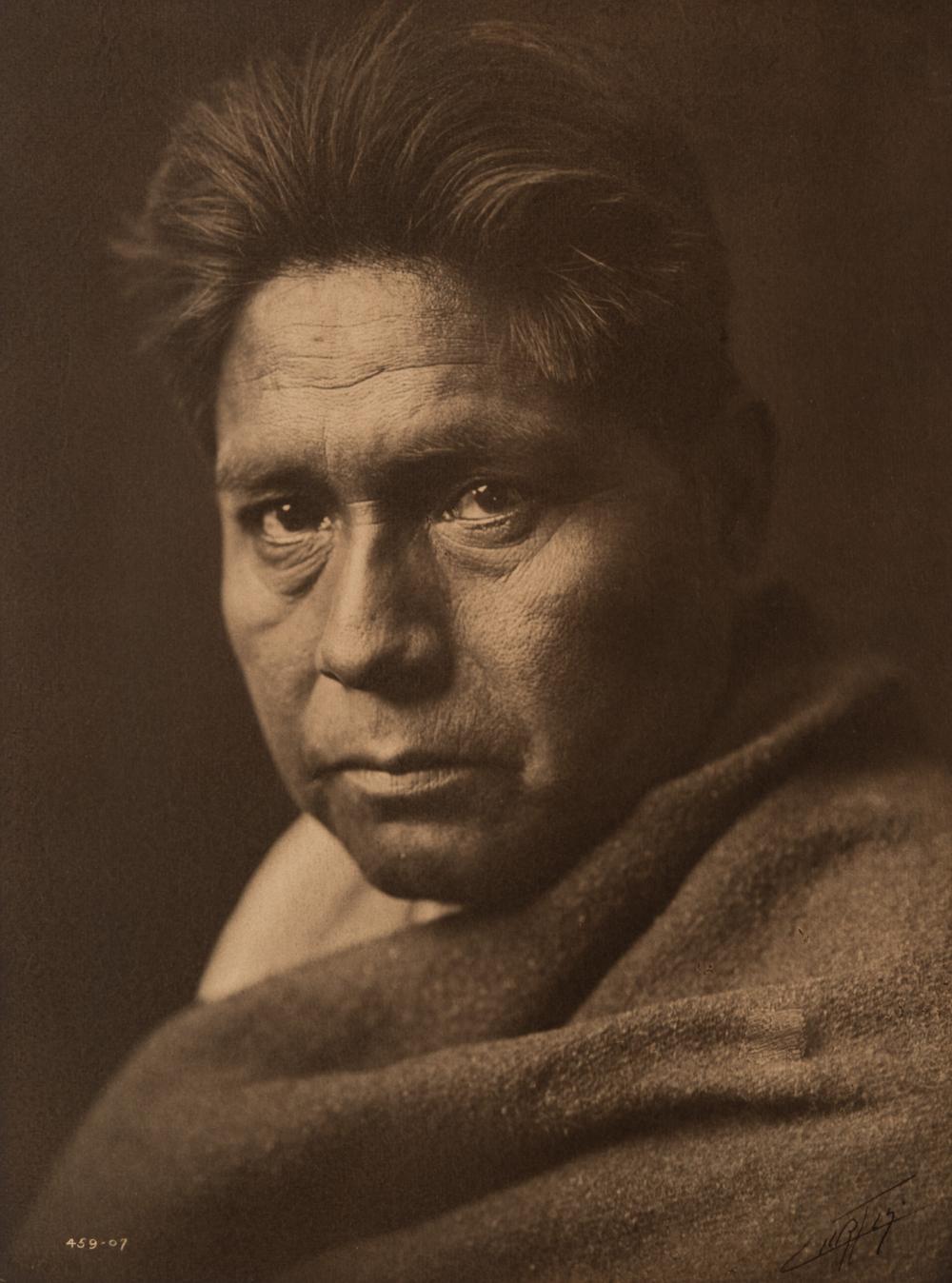 Edward Curtis, Chijako - Pima, 1907