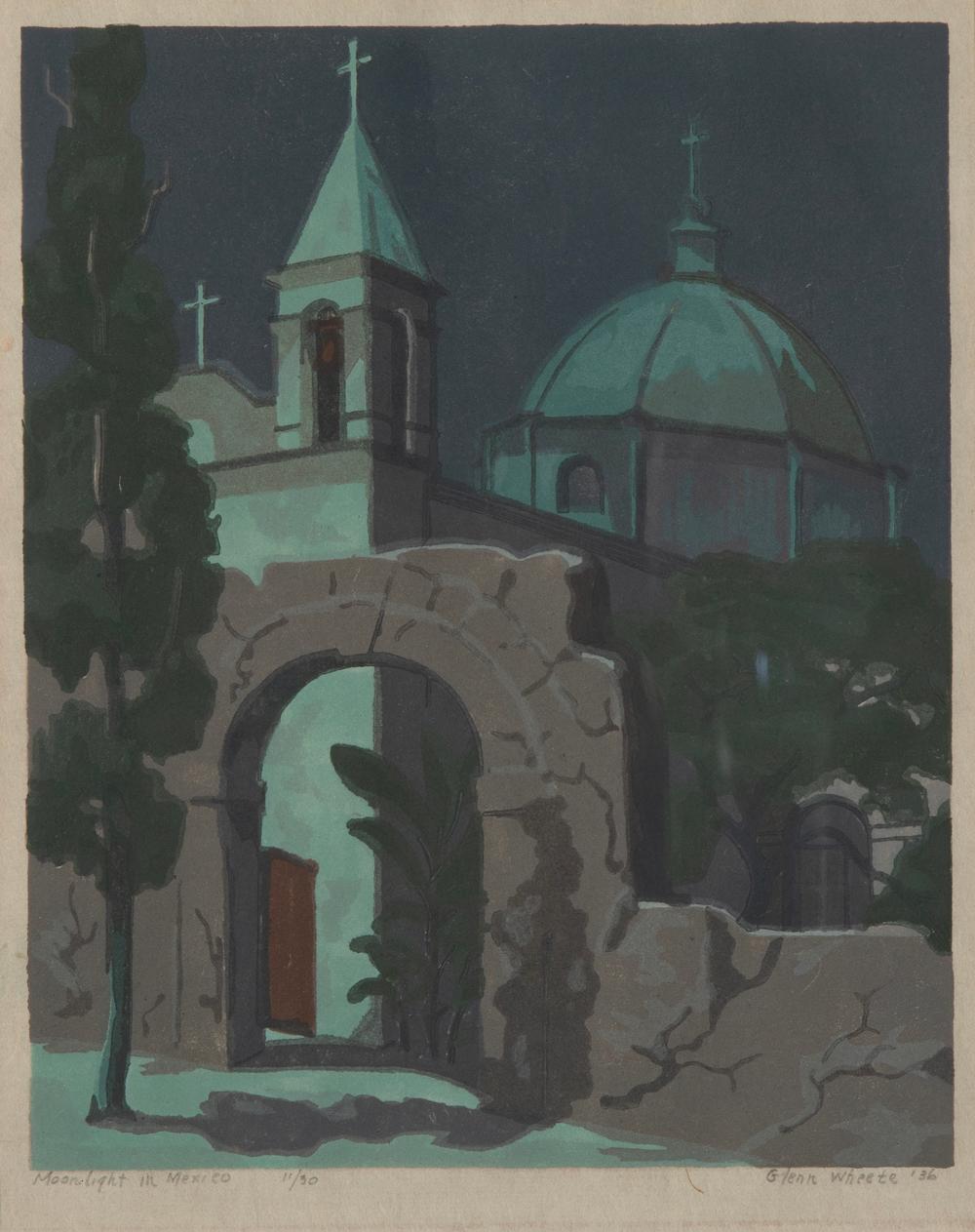 Glenn Wheete, Moonlight in Mexico, 1936