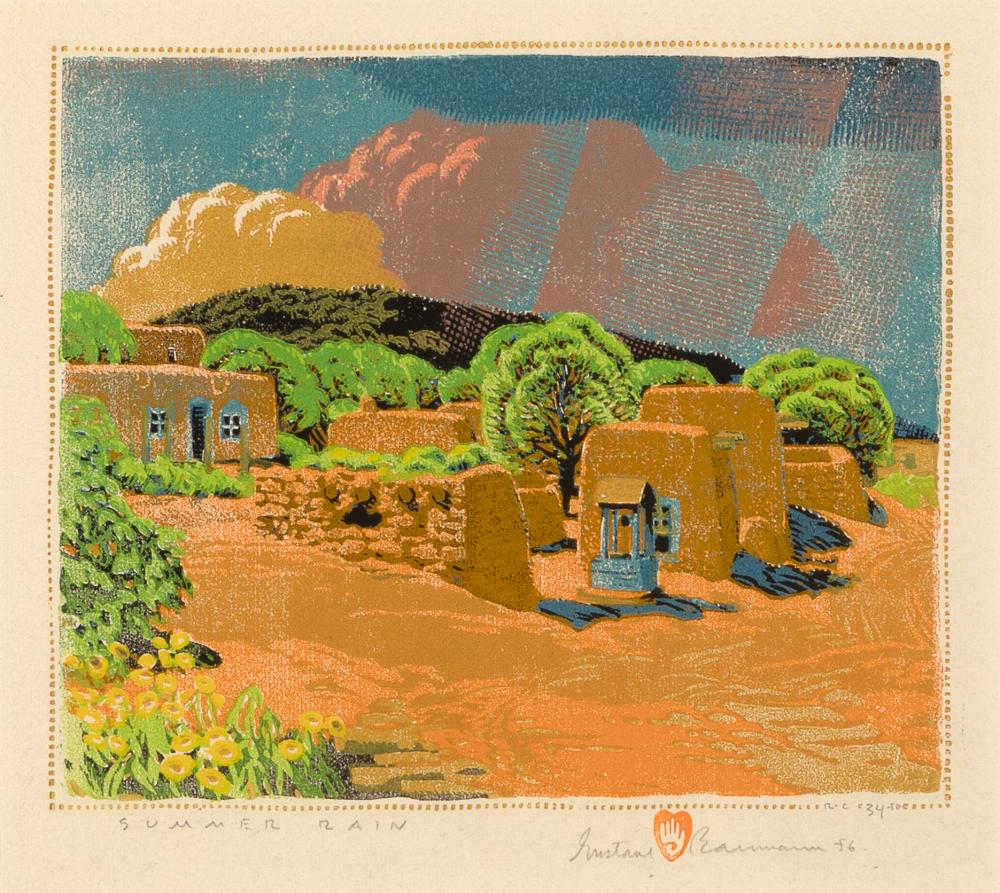 Gustave Baumann, Summer Rain, 1956